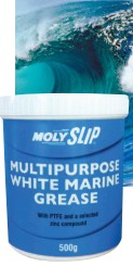 MOLYSLIP MULTIPURPOSE WHITE MARINE GREASE摩力士多用白色途船用润滑脂
